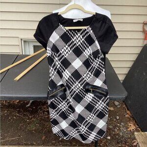 Blokecore gorpcore nostalgia earthy artisanalStretch Knit Versatile Dress sz 6 p